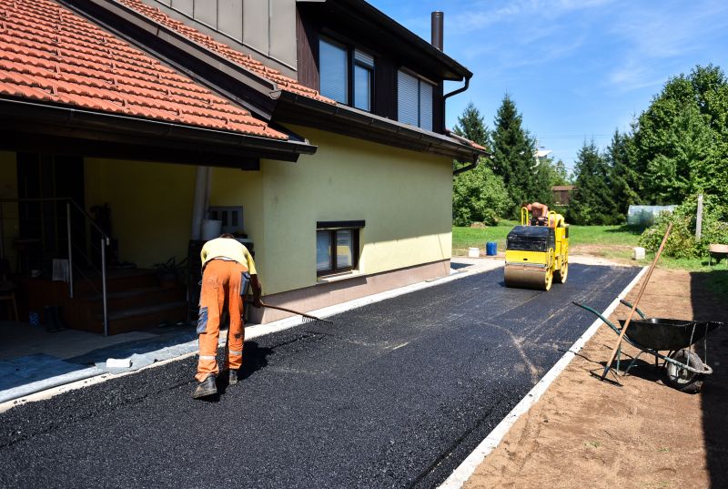 Fresh Asphalt Installation