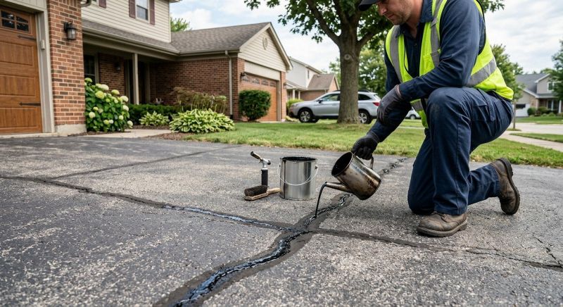 Road Crack Repair in Little Rock, AR